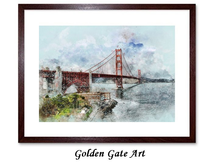 Golden Gate Bridge Art